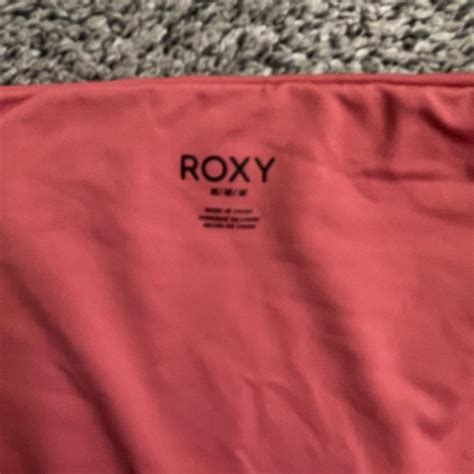 Roxy Bikini Bottoms In Pretty Corral Color Strappy Depop