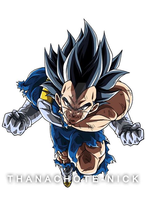 Vegeta Ultra Instinct Sign DBS COLOR 2 By Thanachote Nick On