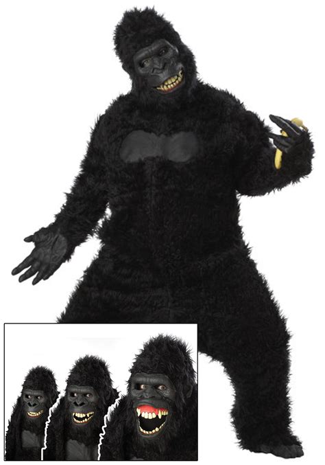 Adult Goin Ape Gorilla Costume