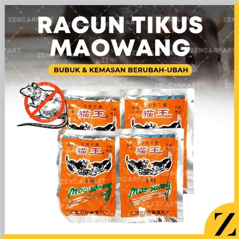 Jual Racun Tikus Bubuk Umpan Mati Kering Maowang Mao Wang Basmi Beras