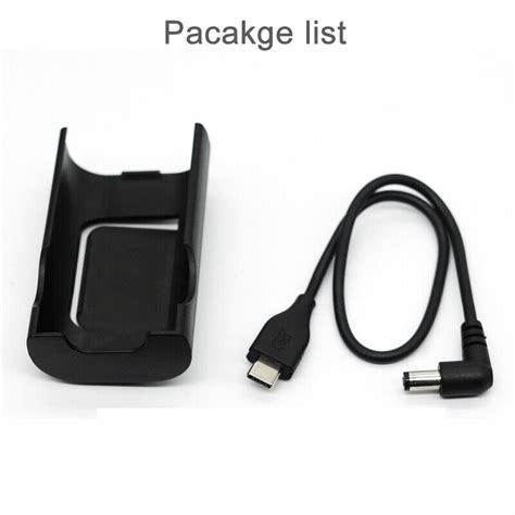 Power Charging Cable Line With Battery Case For Dji Fpv Combo Goggles