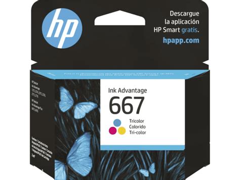 Cartucho De Tinta HP 667 Tricolor Ink Advantage Original 3YM78AL