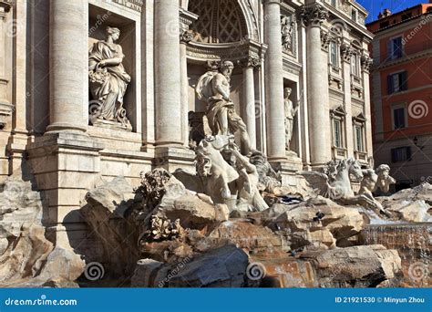 Trevi Fountain.Rome stock photo. Image of destination - 21921530