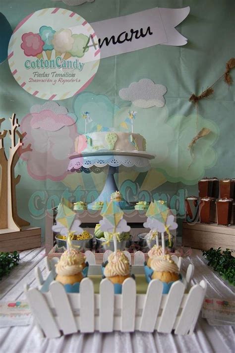 Hot Air Balloon Baptism Party Ideas Photo 5 Of 10 Catch My Party