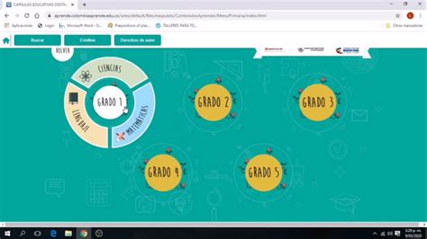 Como Trabajar La P Gina De Capsulas Educativas Digitales De Colombia