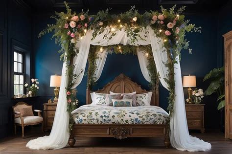 Premium Photo Midsummer Nights Dream Canopy Bed