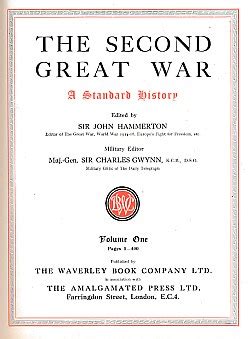 The Second Great War A Standard History Volume Set By Hammerton