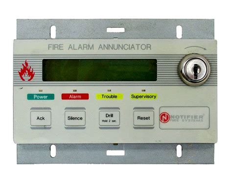 Notifier Lcd 2x20 Fire Alarm Annunciator