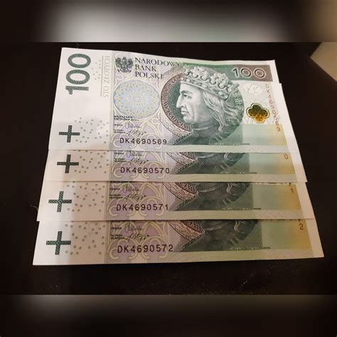 Banknoty Zl Kolejne Numery Nowe Konin Kup Teraz Na Allegro Lokalnie