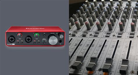 Audio interface vs Mixer: Which Is Right for You?