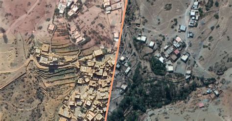 Earthquake In Morocco Satellite Images Before And After The Tragedy