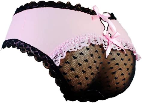 Aishani SISSY Pouch Panties Men S Hipster Panty Lace Bikini Briefs Lingerie Underwear For Men