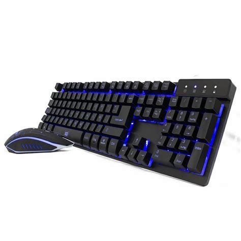 KIT TECLADO Y MOUSE ALAMBRICO VORAGO GAMER START THE GAME KM 500