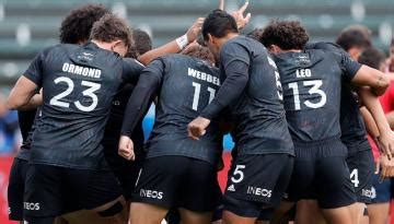 Rugby Sevens All Blacks Sevens Black Ferns Sevens Stroll To Huge