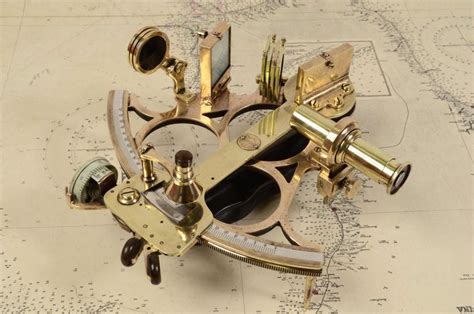 1930s Brass Sextant Antique Marine Navigation Instrument Nautical At 1stdibs