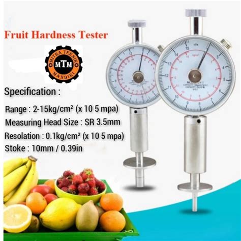 Jual Alat Ukur Uji Kekerasan Buah Fruit Penetrometer Sclerometer