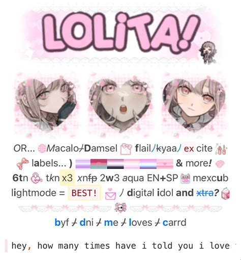 Inspo Board Over Dose Cute Cards Danganronpa Headers Looking Back