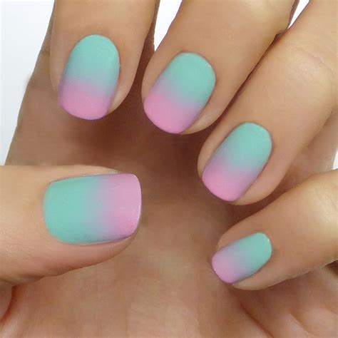 Mani Monday Mint And Pink Ombre Nail Tutorial