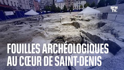 Des fouilles archéologiques en plein centre ville de Saint Denis sont