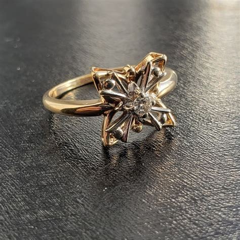 Maltese Cross Ring Vintage Diamond Maltese Cross Ri Gem