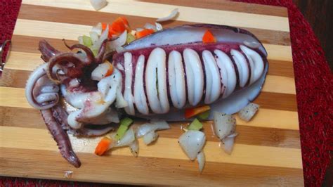 Stuffed Oven Baked Squid Youtube