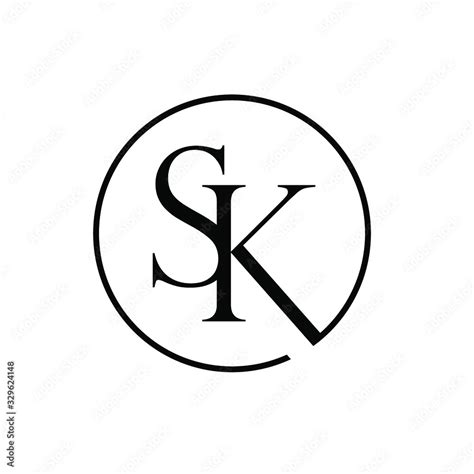 SK logo Stock Vector | Adobe Stock