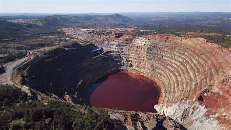 La histórica explotación minera Corta Atalaya de Riotinto Huelva