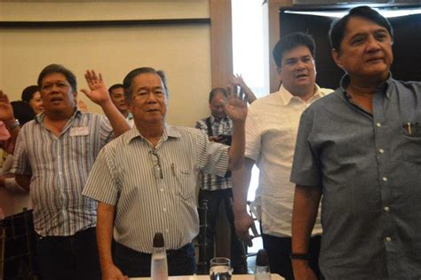 ‘mar Country No More Roxas Allies Take Oath With Dutertes Party