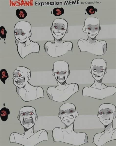 11+ Anime Face Expressions Insane | Drawing face expressions, Art reference, Drawings