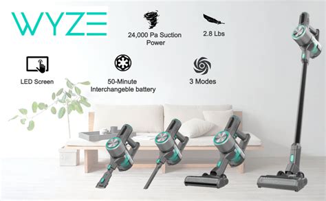 Amazon Wyze Cordless Vacuum Cleaner With Kpa Powerful Suction