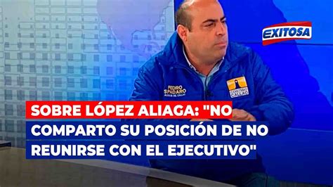 🔴🔵pedro Spadaro Sobre Rafael López Aliaga No Comparto Su Posición De