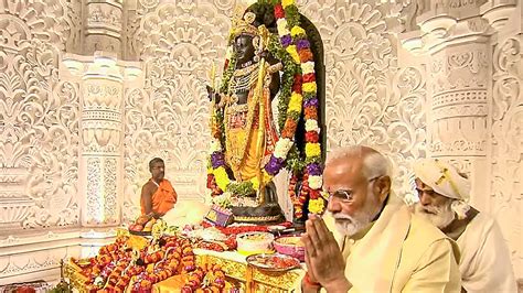 Pm Modi On Presiding Over Ram Lallas Pran Pratishtha ‘a Divine Moment