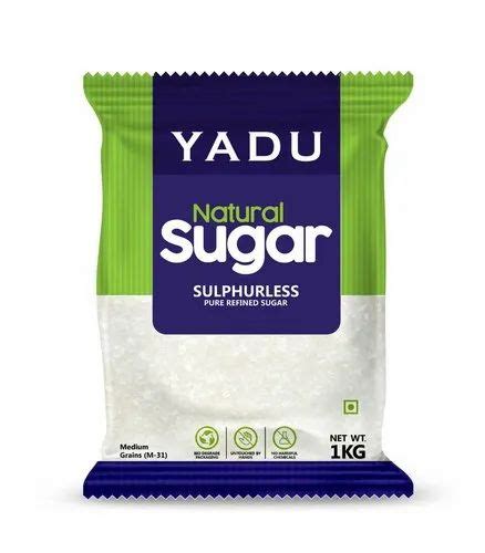 White Yadu Natural Sugar Granules Packaging Size Kg At Kg In