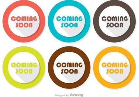Coming Soon Icons Vector Art, Icons, and Graphics for Free Download
