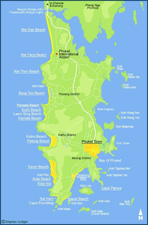 Maps Of Phuket Thailand Detailed Maps For Tourists