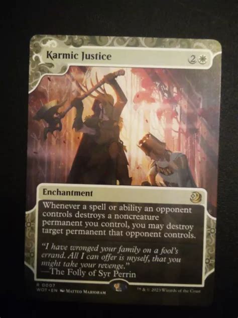 CONTES ENCHANTEURS KARMIC Justice Wilds Of Eldraine Magic The Gathering