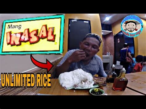 Mang Inasal Unlimited Rice Challenges With Barbeque Boyo Vlogs YouTube