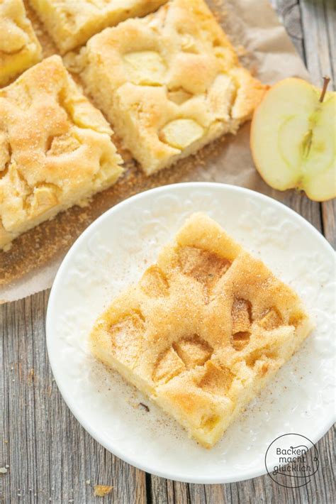 Versunkener Apfelkuchen Vom Blech Backen Macht Gl Cklich