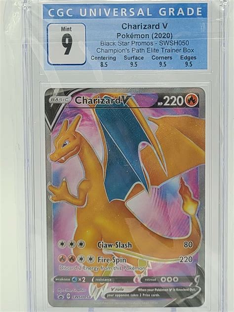 Charizard V Swsh Cgc Champion S Path Promo Pokemon Tcg Values Mavin