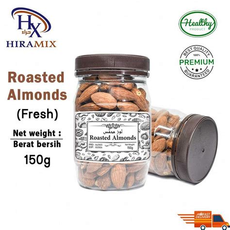 Roasted Almond Badam Panggang Kacang Healthy Mixed Nuts G