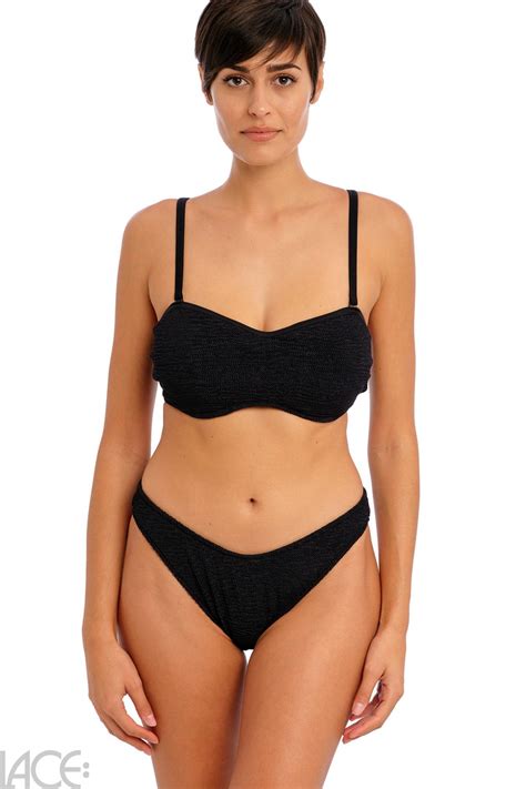 Freya Swim Ibiza Waves Bikini Tanga High Leg Black Lace De