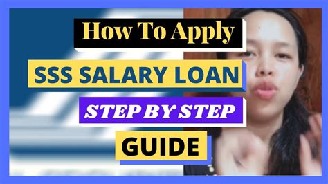 How To Apply Sss Salary Loan Online Easy Steps Mae Can Youtube