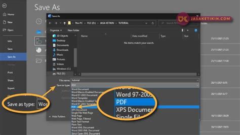 Cara Mengubah Word Ke PDF Dengan Mudah Dan Cepat