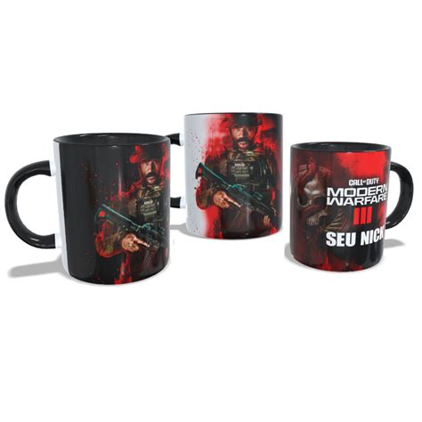 Caneca Call Of Duty Modern Warfare 3 War Zone MW 3 Shopee Brasil