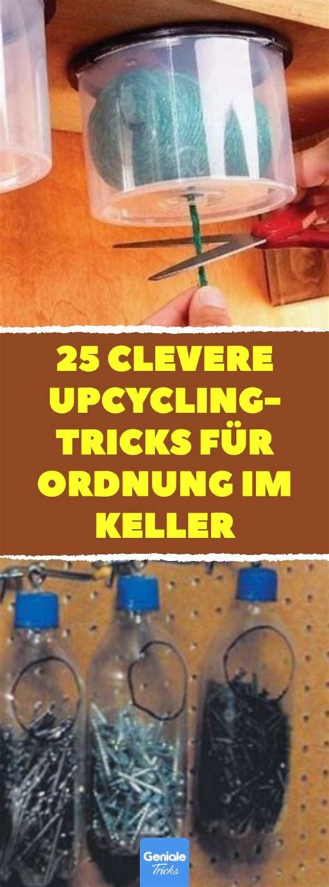 25 clevere Upcycling Tricks für Ordnung im Keller werkstatt keller