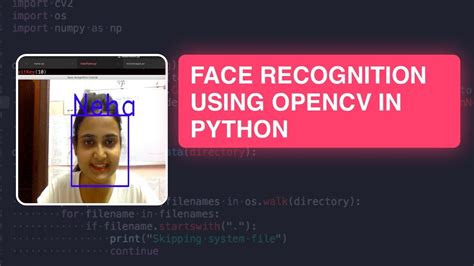 Face Recognition With Opencv In Python Tutorial Face Detection Youtube