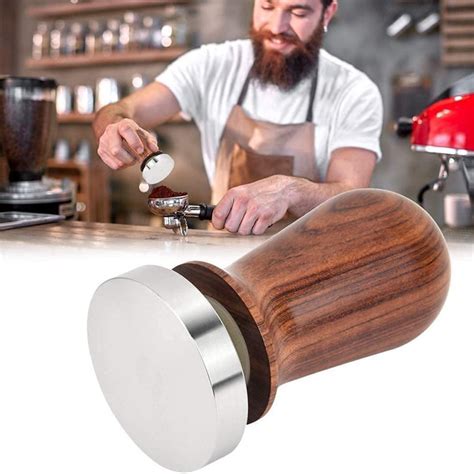 Coffee Calibrated Tamper Wooden Mm