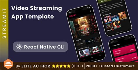 Movie Series Video Streaming App Template In React Native Cli Netflix