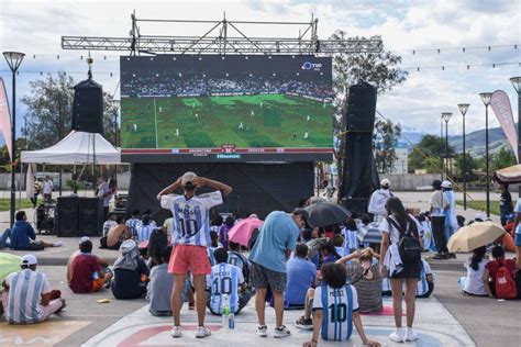 Los jujeños vivieron el triunfo de Argentina en Ciudad Cultural Somos