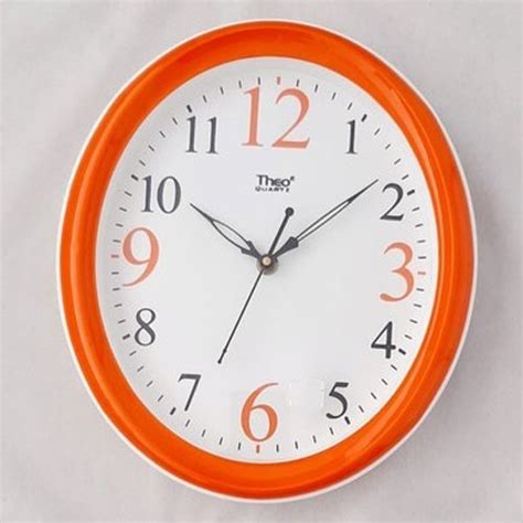 Theo Quartz Plastic Neno Wall Clock Size X X Mm Model Name